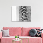 マオリ戦争舞踏写真 キャンバスプリント (インサイチュ (リビング))