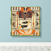 マオリ族の民俗学 キャンバスプリント (インサイチュ (ウッドフロア))