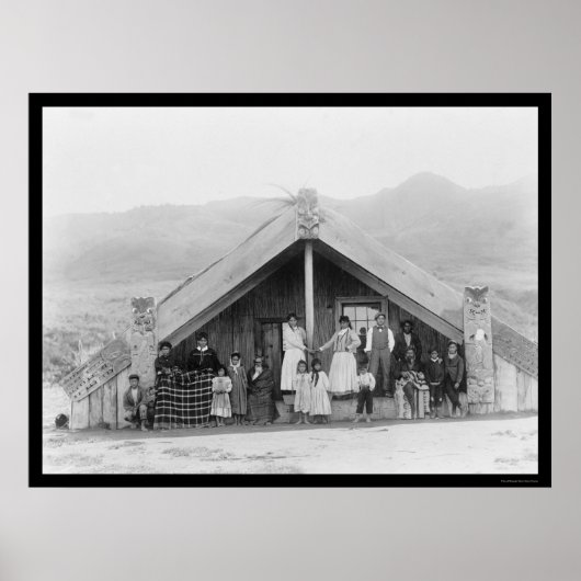 マオリ族ニュージーランド1917 ポスター (正面)