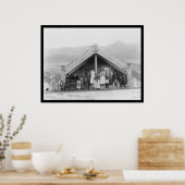 マオリ族ニュージーランド1917 ポスター (キッチン)