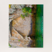 マオリ湖ニュージーランドからの誕生日の挨拶 ジグソーパズル (縦)