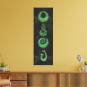 マオリ記号 キャンバスプリント (インサイチュ (リビング))