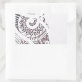 マオリ高級デザイナー 長方形シール (バッグ)