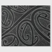 マオリ・アート | 豪華な結婚式 ラッピングペーパー (フラット)