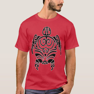 マオリ カメ カメ 部族 タトゥー 男の子 Tシャツ