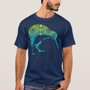 マオリ・キウイ族先住民ニュージーランド鳥 Tシャツ