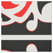 マオリ・コワイ伝統的ワイ模様 ファブリック (見本)