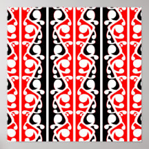 マオリ・コワイ伝統的ワイ模様