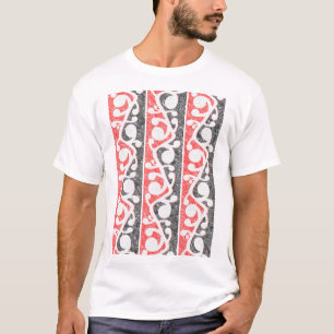 マオリ・コワイ動揺してワイ模様 Tシャツ