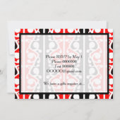 マオリ・コワワイニュージーランド結婚式招待状 招待状 (裏面)