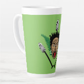 マオリ・ニュージーランド | Kiwi | NZ |アート |カルチャ カフェラテマグ (左アングル)