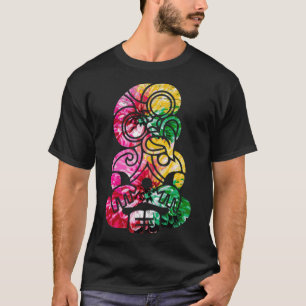 マオリ・ヘイ・ティキ・ポリネシアの部族タトゥー・ギフト・ガロ Tシャツ