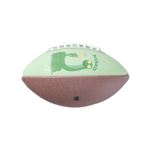 マカおもしろいカ漫画の緑のヘビ アメリカンフットボール (回転270)