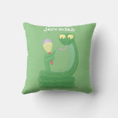 マカおもしろいカ漫画の緑のヘビ クッション (裏面)