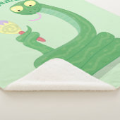 マカおもしろいカ漫画の緑のヘビ シェルパブランケット (3/4)