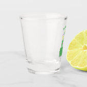 マカおもしろいカ漫画の緑のヘビ ショットグラス (左)