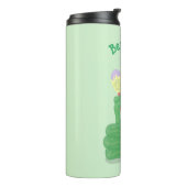 マカおもしろいカ漫画の緑のヘビ タンブラー (回転左)