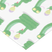 マカおもしろいカ漫画の緑のヘビ テーブルクロス (アングル)