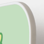 マカおもしろいカ漫画の緑のヘビ ピックルボールラケット (左詳細)