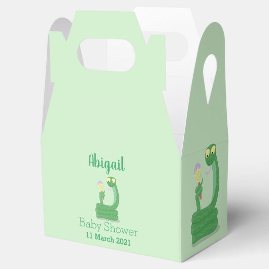 マカおもしろいカ漫画の緑のヘビ フェイバーボックス (オープン)