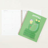 マカおもしろいカ漫画の緑のヘビ プランナー手帳 (ディスプレー)