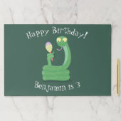 マカおもしろいカ漫画の緑のヘビ ペーパーパッド (インサイチュ)