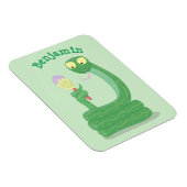 マカおもしろいカ漫画の緑のヘビ マグネット (右側)