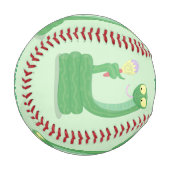 マカおもしろいカ漫画の緑のヘビ 野球ボール (正面左)