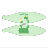 マカおもしろいカ漫画ミニヘビ付きグリーンヘビ ミニバスケットボール (パネル)