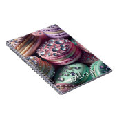 マカかわいらしロきらきら光るン ノートブック (右側)