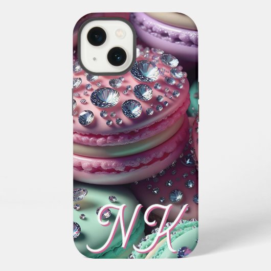 マカかわいらしロきらきら光るン iPhoneケース (裏面)