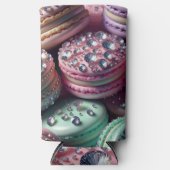 マカかわいらしロンきらきら光る スリム缶クーラー (正面)