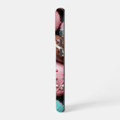 マカかわいらしロンモノグラムの iPhoneケース (左側面)