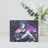 マカイラカディブル妖精の国ティーパーティーファンタジーポストカード ポストカード (スタンド正面)