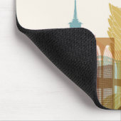 マカウの中国|都市スカイライン マウスパッド (コーナー)