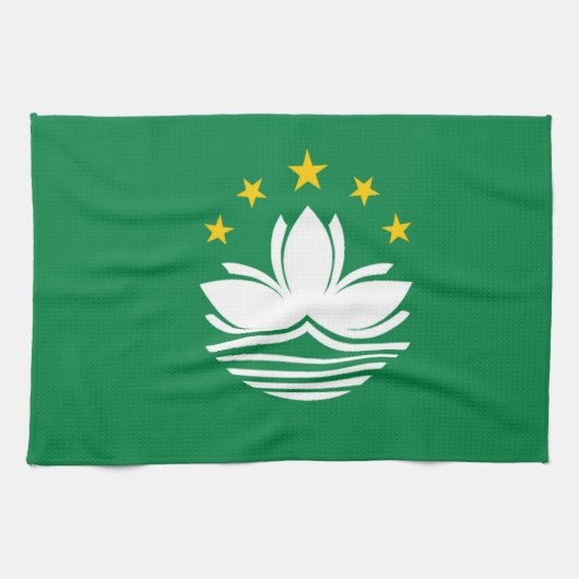 マカウの旗 キッチンタオル (横)