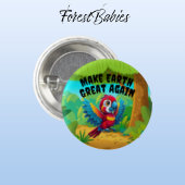 マカウオウムが再び環境素晴らし化する 缶バッジ