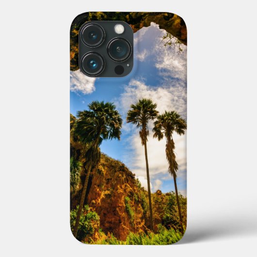 マカウワヒケーブパームツリーズカウアイハワイ Case-Mate iPhoneケース (裏面)