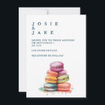 マカオお洒落ンカラフル結婚式招待状 招待状<br><div class="desc">私たちのマカロンで色のバーストと気結婚まぐれにあなたの発表に追加カラフルして色彩の鮮やか、日付カードを保存。各カードは手のスタイルマカロンの楽しい色彩の鮮やか配列を示し、楽しく楽しい視覚鮮やかを作成する。活気のある色と芸術的詳細は、おもしろいと思い出に残るお祝いのための完璧なトーンを設定する。</div>