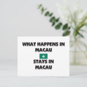 マカオで起こること ポストカード (スタンド正面)