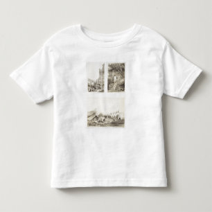マカオのポルトガル教会そして中国のな通り、 トドラーTシャツ