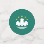 マカオの旗 コンフェッティ (スモール正面)