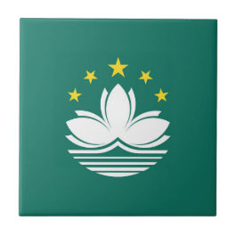 マカオの旗 タイル