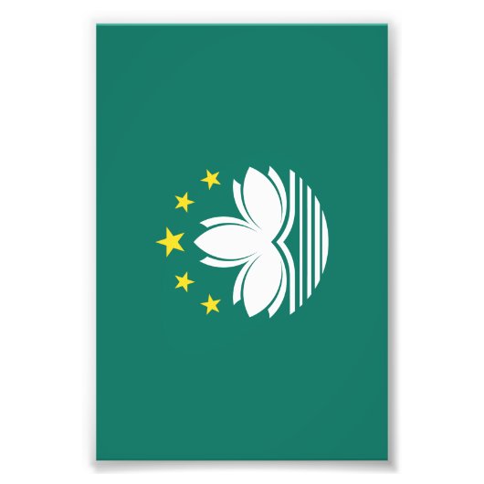 マカオの旗 フォトプリント            (正面)