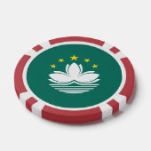 マカオの旗 ポーカーチップ (シングル)