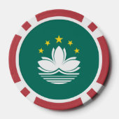 マカオの旗 ポーカーチップ (裏面)