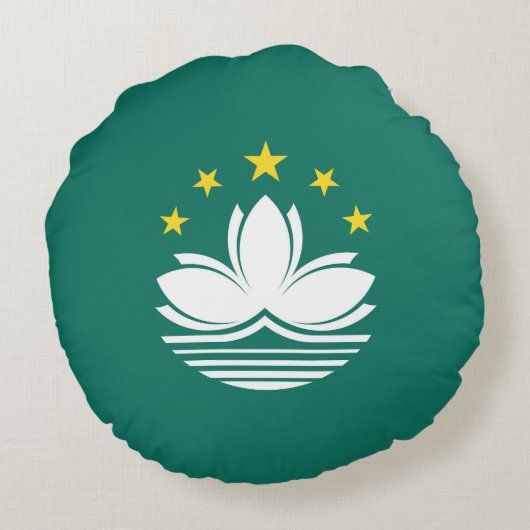 マカオの旗 ラウンドクッション (裏面)