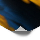 マカオの鳥 3D 高精細 鮮やかな色彩 ポスター (角)