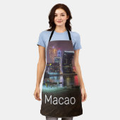 マカオカジノスカイラインパノラマ中国ナイトタイム エプロン (着用した状態)