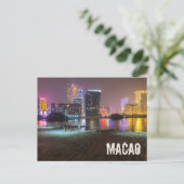 マカオカジノスカイラインパノラマ中国ナイトタイム シーズンポストカード (スタンド正面)